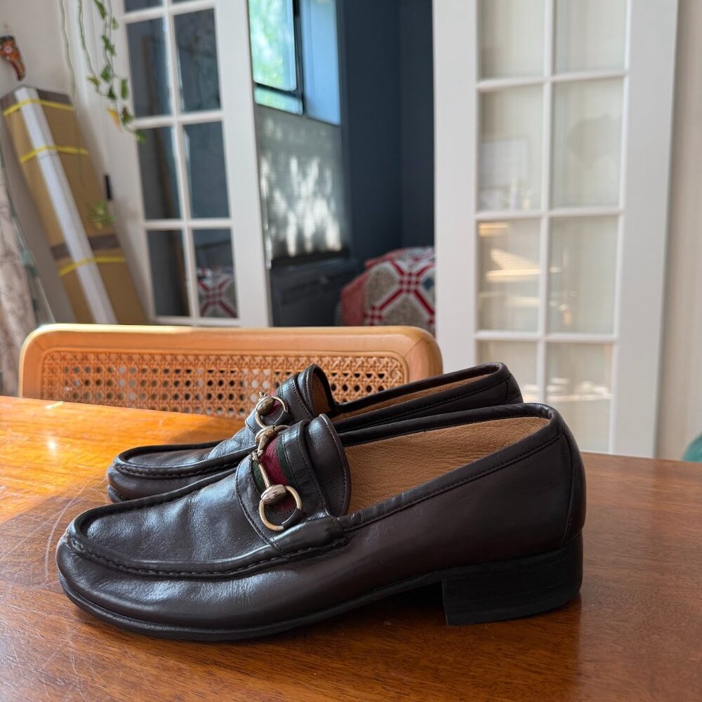 Vintage Gucci Horsebit Loafers